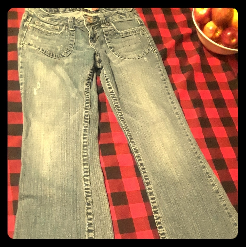 Aeropostale skinny flare jeans size 7/8